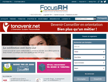 Tablet Screenshot of focusrh.com